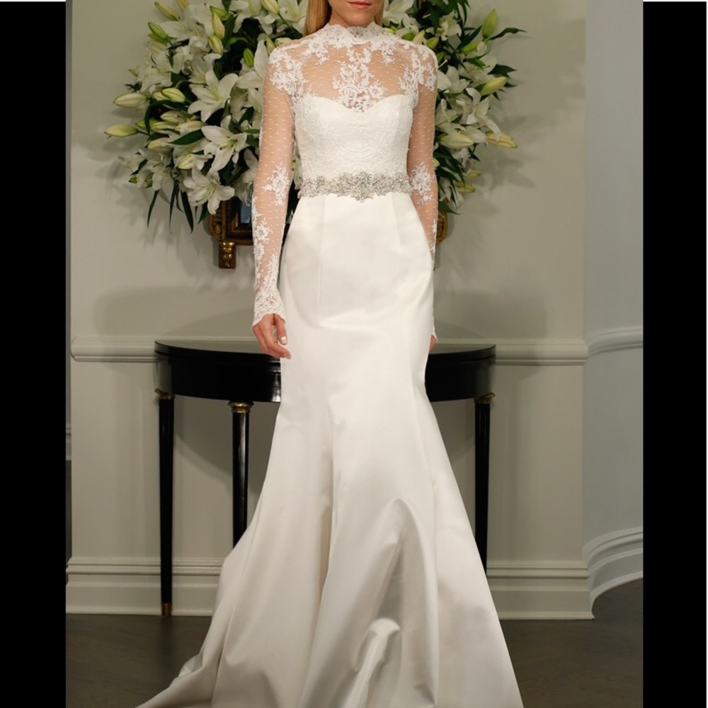 Romona Keveza Silk Wedding Gown